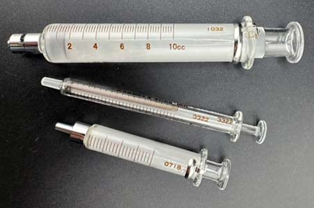 Syringe 100ul - Flat Tip