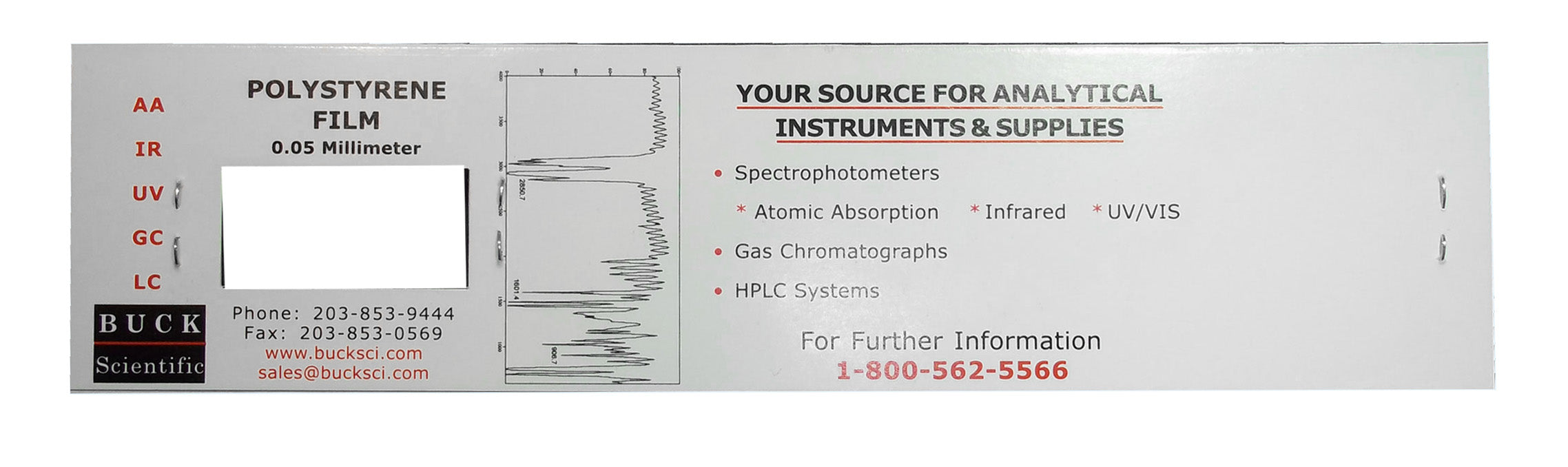 Polystyrene Test Film