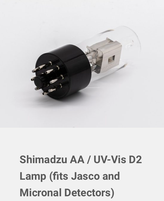 Shimadzu AA / UV-Vis D2 Lamp (fits Jasco and Micronal Detectors)