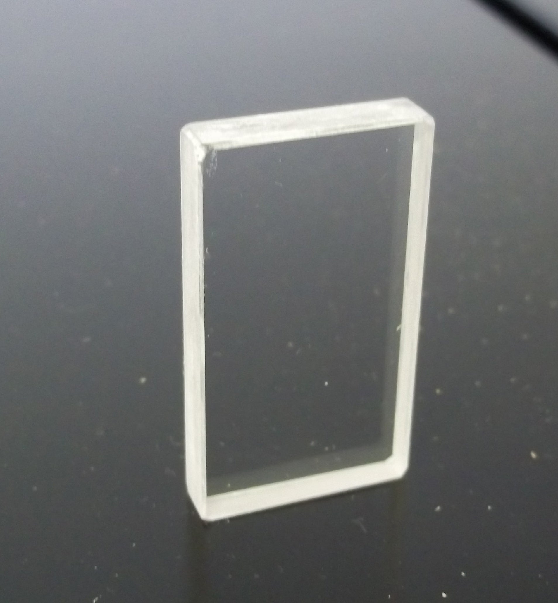 NaCl (Sodium Chloride) 38x19x4mm Cell Window (Drilled)
