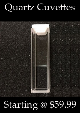Type 1 quartz cuvettes