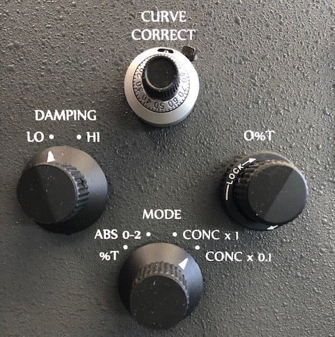 Total Petroleum Hydrocarbon Analyzer control panel - TPH analyzer