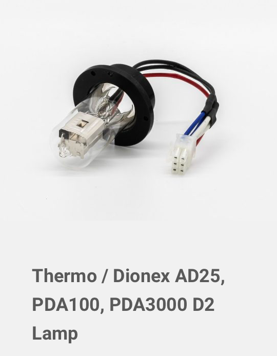 Thermo / Dionex AD25, PDA100, PDA3000 D2 Lamp